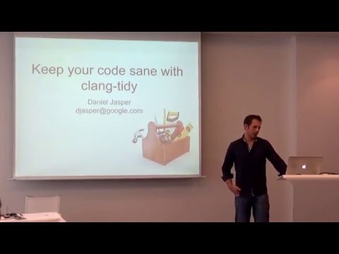 Keep your code sane with clang-tidy - Daniel Jasper - Meeting C++ 2015 Lightning Talks