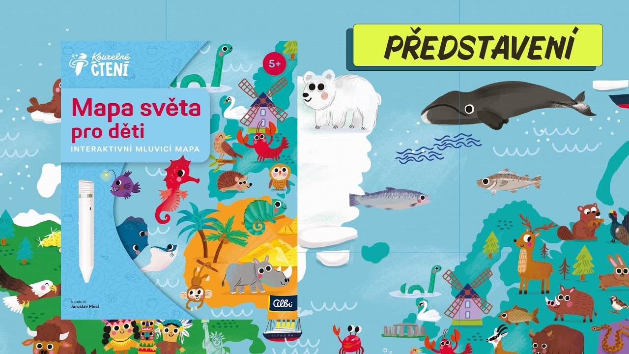 Mapa světa pro děti - představení