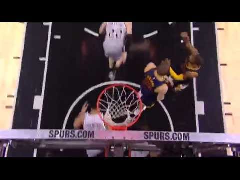Tim Duncan Throws Down the One-Handed Putback In Traffic