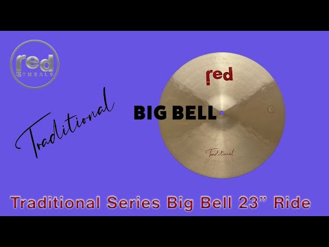 Red Cymbals Traditional Series 23" Big Bell Ride Cymbal Demo