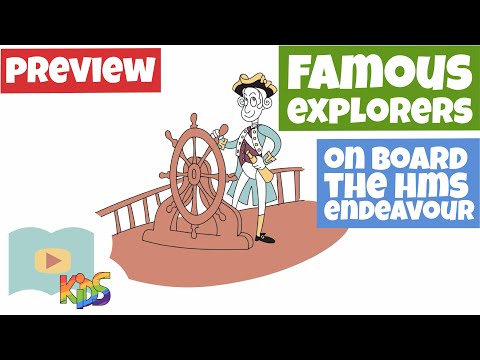 Famous Explorers in History - On board the HMS Endeavour - Schooling Online Kids Lesson