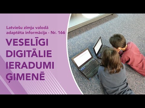 Video ziņas Nr. 166 “Veselīgi digitālie ieradumi ģimenē”
