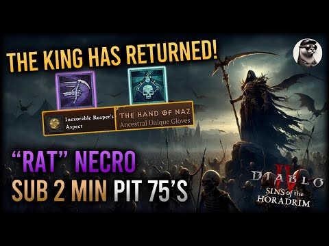 "RAT" NECRO IS BACK! - Diablo 4 Necromancer Build - Season 9 - Speed Mage / Minion Endgame Guide