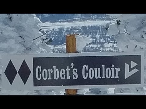 Tam Skiing Corbet's Couloir at Jackson Hole