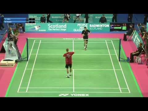 Badminton - Yuhan Tan vs Raul Must (MS, QF) - Scottish Open 2015