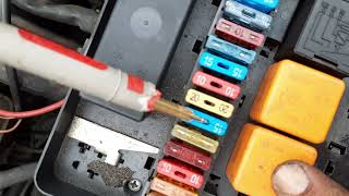 BMW E30 Klaxon vérification fusible relais - Relay fuse Check horn