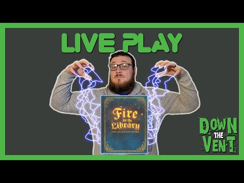 Save the books, the library is BURNING! | Board Game | Play Through