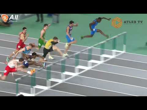 Luka Trgovčević - 7,91s | dvoransko prvenstvo Evrope 2023 | kvalifikacije 60m prepone