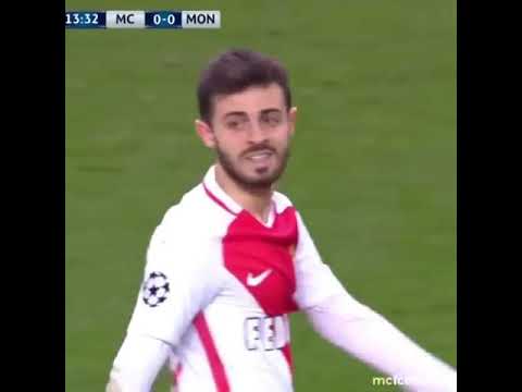 Bernado silva best run against man city at monaco