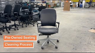 Pre-Owned Seating Cleaning Process