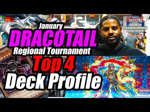 Dracotail Deck Profile | Regional Top 4 Yugioh Tournament | Jay W. - Pure Dracotail | January 2026