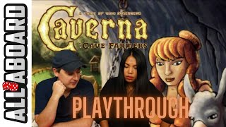 CAVERNA | Board Game | 2-Player Playthrough | Fields of Green and Hollow Halls