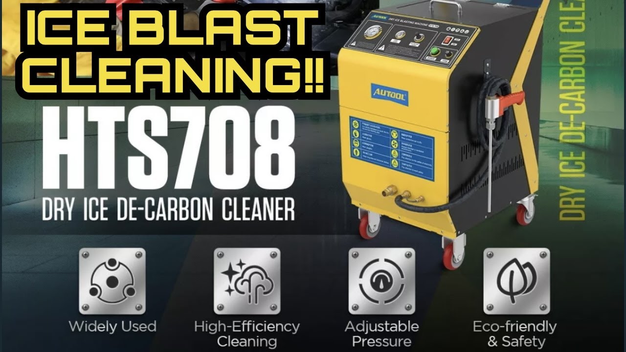 Autool HTS708 Ice Blast Machine | Like Vapor Blasting but better! (UK Supplier)