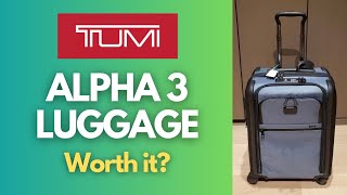 Tumi Alpha 3 Continental Dual Access Carry-On Luggage Review | Is It Worth The Money?