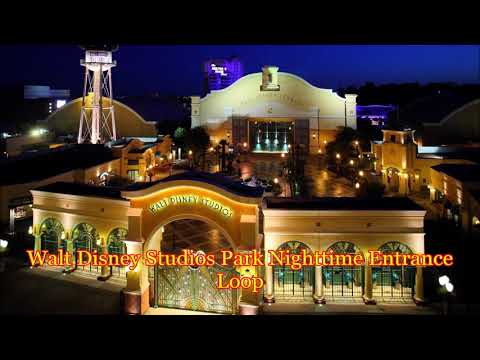 Walt Disney Studios Park - Nighttime Entrance Loop - Disneyland Paris