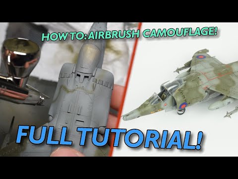 How to Airbrush Aircraft Camouflage: Quick Tutorial