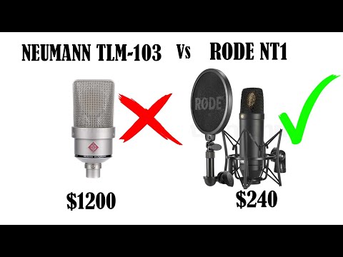Rode NT1 Vs Neumann TLM-103