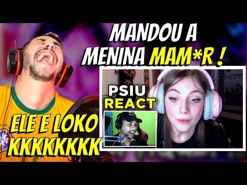 CHOREI DE RIR NESTE REACT | PSIU INVADIU A LIVE GRINGA COM TOURETTE  @Canal do Psiu  | REAGINDO #059
