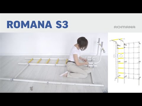 Миниатюра изображения товара Детский спортивный комплекс Romana S7 Pro №7 01.21.8.06.490.03.06-24 (6.18.00-45 + 5.021.06 + 6.08.01)