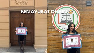ARKADAŞLAR BEN AVUKAT OLDUM! İstanbul Barosu Yemin Töreni⚖️