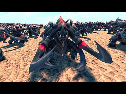 25,000 Ultralisks vs 100,000 Zealots - Starcraft Fight! - UEBS 2