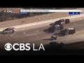 Stolen vehicle suspect surrenders after leading high-speed chase on 10 Freeway through LA County