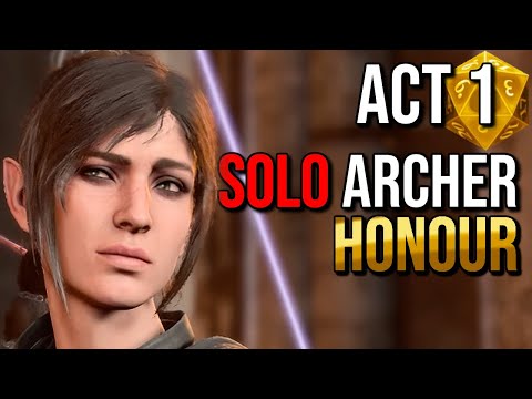 SOLO Honour Mode - Stealth Archer BG3 ACT 1 VOD