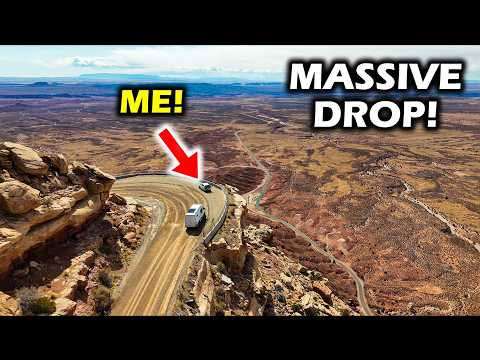 I Found TERRIFYING Beauty in Utah! The Moki Dugway Cliff Drive 