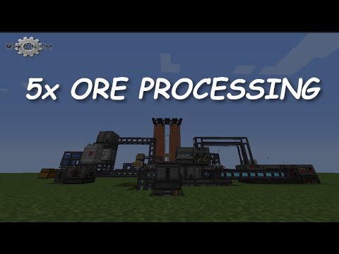 How to Setup 5x Ore Processing in Mekanism! - EASY TUTORIAL