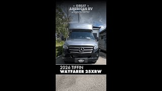 2026 Tiffin Motorhomes Wayfarer 25XRW - Sneak Peek - Class C Sprinter Motorhome