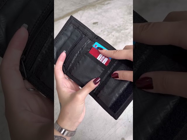 Vídeo relacionado con Puma Phase Wallet Cartera unisex, Poliéster, A prueba de aplastamiento, Puma Black, OSFA