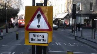 preview picture of video 'Bus Rising Bollards (Cambridge UK)'