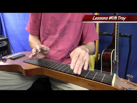 Sleepwalk - Sliding Harmonic Lick - C6 Lapsteel Lesson