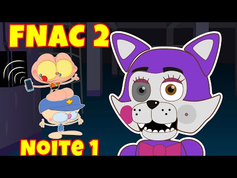 Mongo and Drongo in Night 1 of Five Nights at Candy's 2 - FNAC 2 - FNAC in cartoon