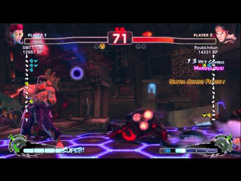 Ryukichikun [Ryu] vs SM777SM [Viper] SSF4 Japanese Online Ranked Matches - TRUE-HD