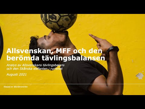 Allsvenskan, MFF och den berömda tävlingsbalansen