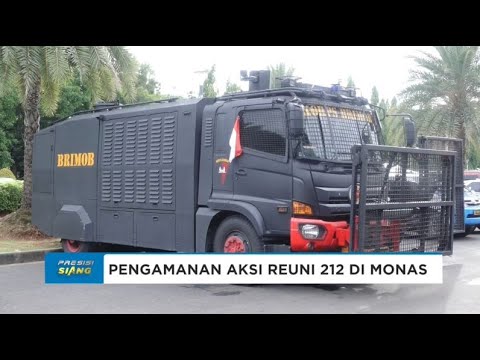 PENGAMANAN AKSI REUNI 212 DI MONAS