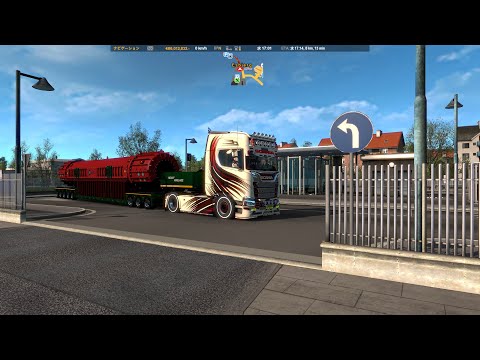 ETS2 Euro Truck Simulator 2  SCANIA S V8 Sound+Interior+Skin    Nuclear Power Component  92t
