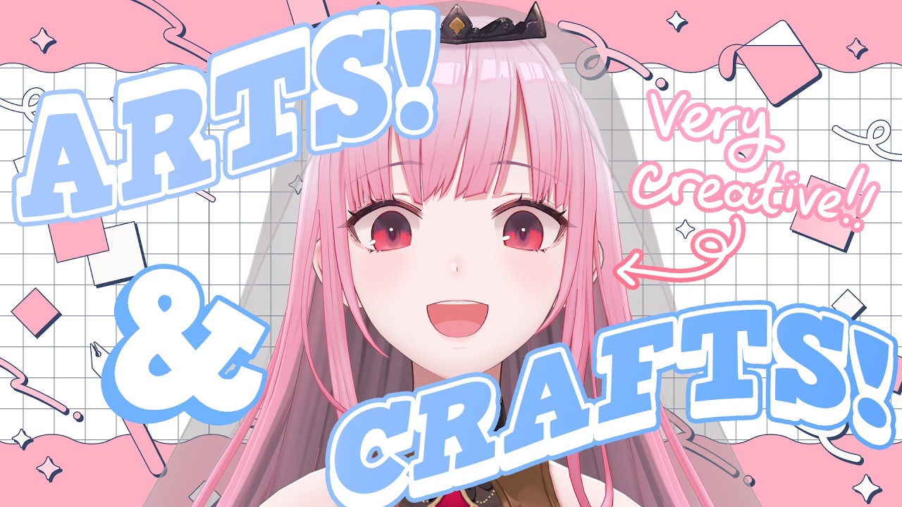 【handcam】arts n crafts with mori calli #calliolive