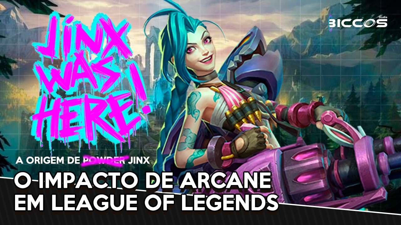 JINX ESTEVE AQUI: Como POWDER se tornou JINX em Arcane #leagueoflegends