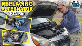 How To Replace Alternator - Kia Rio (Andy’s Garage: Episode - 451)