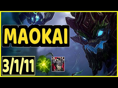 MAOKAI VS PANTHEON - 3/1/11 KDA SUPPORT GAMEPLAY