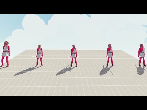 ZEUS ARMY VS 100X MELEE UNITS - TOTALLY ACCURATE BATTLE SIMULATOR