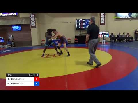 2018 Marine Corps US Open/Senior Men's Greco-Roman 87 5th Place - Easton Hargrave (Olym) Vs. Khymb