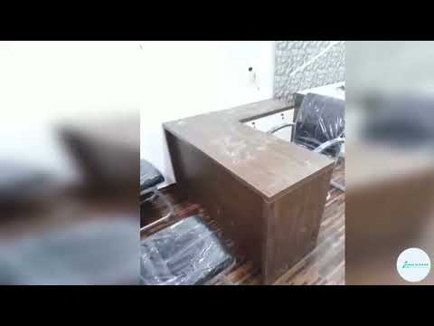 Wooden Executive Rectangular Office Table, White