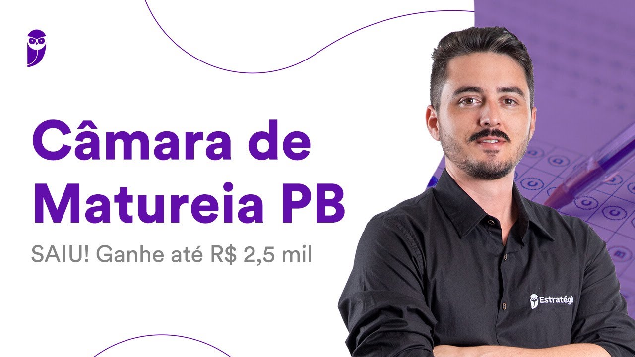 Concurso Câmara de Matureia PB: SAIU! Ganhe até R$ 2,5 mil
