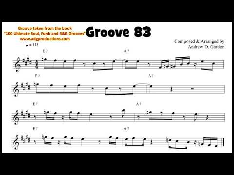 Funky Flute Groove Lesson from the book 100 Ultimate Soul, Funk and R&B Grooves for Flute