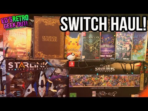 Nintendo Switch Games Haul! Super Smash Bros European Limited edition & 8 more games!