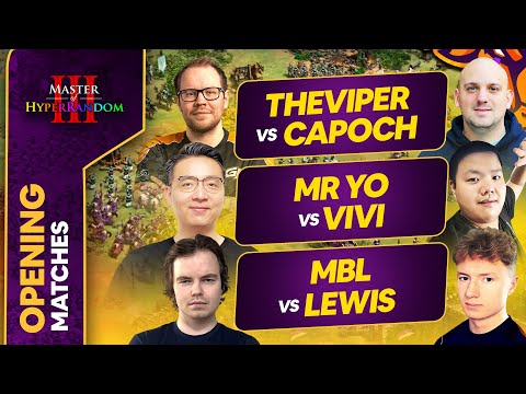 TheViper vs Capoch | MR.YO vs VIVI | Lewis vs MbL | DauT vs Andy Master of HyperRandom 3