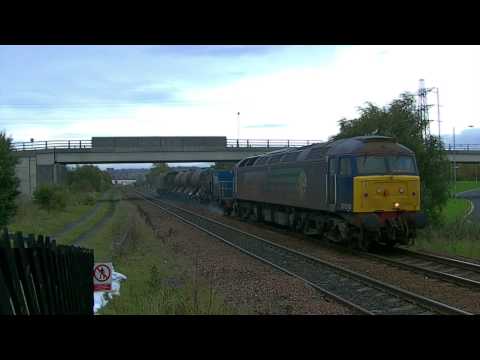 DRS Class 57's Passes Through MetroCentre With The RHTT